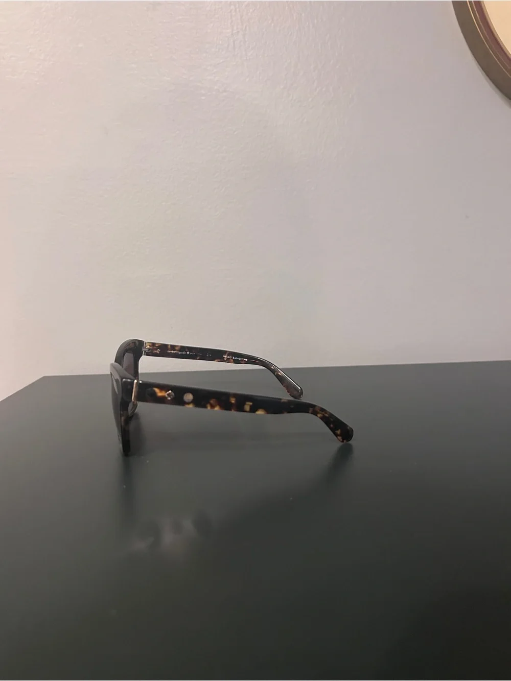 Kate Spade Large Framed Sunglasses Tortoiseshell Brown OS